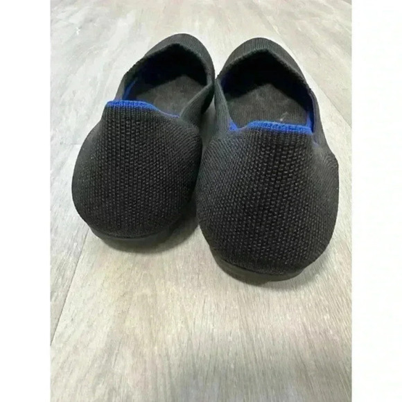 Rothy's The Flat Black Solid Knit Fabric Ballet Flats‎ Women's US 6.5 - Picture 5 of 8